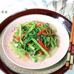 椒丝腐乳通菜的做法[图]