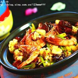 麻辣干锅虾的做法[图]