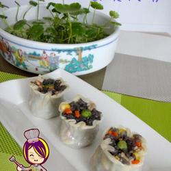 迷你乌饭烧麦的做法[图]
