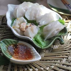 水晶虾仁蒸饺的做法[图]