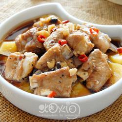 豉椒蒸土豆排骨的做法[图]