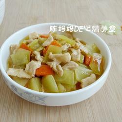 莴苣炒肉片的做法[图]