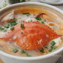 海蟹砂锅粥的做法[图]