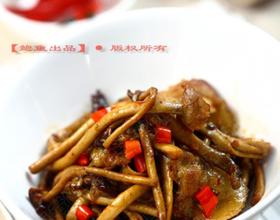 茶树菇炒五花肉[图]