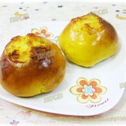 南瓜蜜豆面包的做法[图]