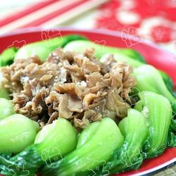 灰树花扒菜心的做法[图]