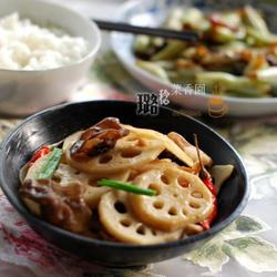 莲藕木耳炒肉片的做法[图]