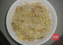 猪油渣抄黄豆芽的做法图解3