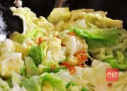 海米卷心菜的做法图解12