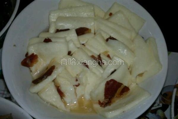 云腿蒸乳饼