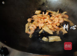 木耳腐竹炒虾仁的做法图解13