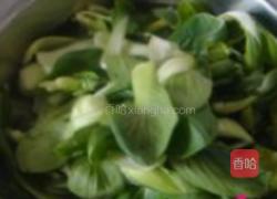 肉丸油菜的做法图解1