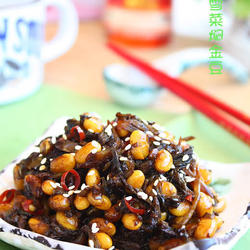 雪菜焖金豆的做法[图]