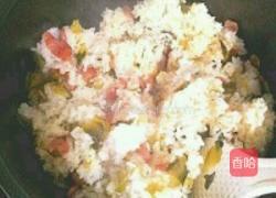 油菜腊肠菜饭的做法图解10