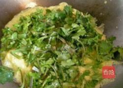 香菜炒笨鸡蛋的做法图解5