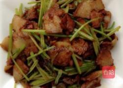 芹菜小炒肉的做法图解7