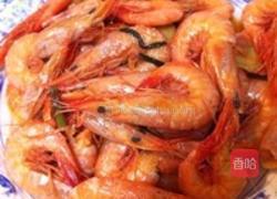 葱爆海虾的做法图解5