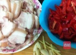 回锅肉（甜椒版）的做法图解1