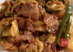 酱闷卷心菜和猪肉的做法图解5