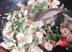 香椿虾仁炒鸡蛋的做法图解5