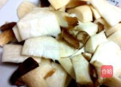 杏鲍菇炒油菜的做法图解2