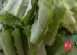老干妈油麦菜的做法图解1