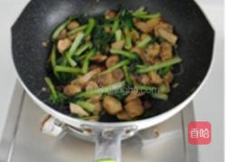 草菇炒塌菜的做法图解6