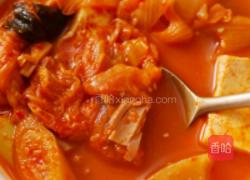金枪鱼豆腐泡菜锅的做法图解6