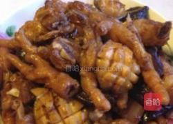 花菇凤爪扣鲍鱼的做法图解1