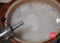 鸭肉湘莲粥的做法图解10