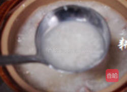 鸭肉湘莲粥的做法图解8