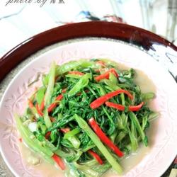 椒丝腐乳通菜的做法[图]
