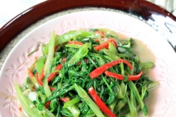 椒丝腐乳通菜