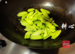 鸡汁炒芥蓝头的做法图解5