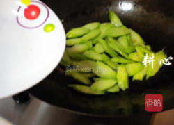 鸡汁炒芥蓝头的做法图解6