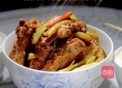 家常排骨炖豆角的做法图解5