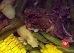 玉米山药芸豆炖排骨的做法图解5