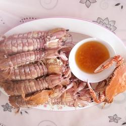 姜醋汁琵琶虾的做法[图]