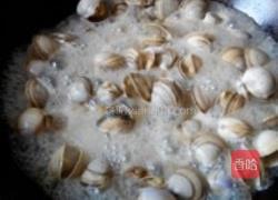 爆炒文蛤的做法图解4