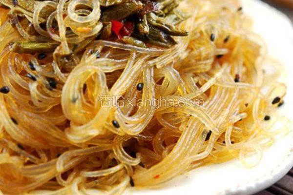 素食版蚂蚁上树