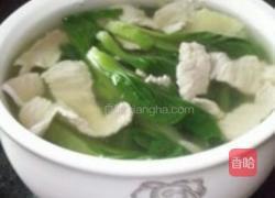 小白菜瘦肉汤的做法图解6