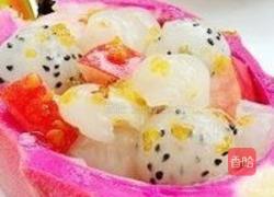 桂花杂果沙拉的做法图解2