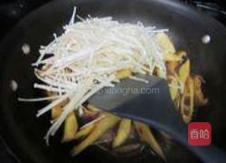 竹笋双菇烧大虾的做法图解9