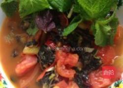 紫苏西红柿的做法图解7