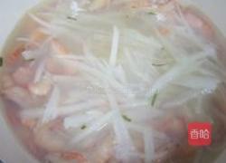 萝卜煮河虾的做法图解6