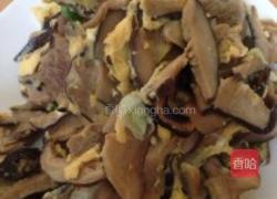 蛋液浇干香菇的做法图解1