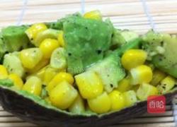 牛油果玉米沙拉的做法图解2