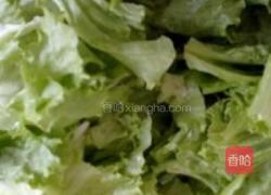 蚝油蒜香生菜的做法图解1
