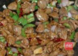 辣炒鸡心的做法图解4