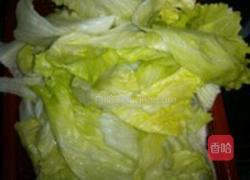 蒜蓉炒西生菜的做法图解1